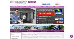 Desktop Screenshot of discountlocksmithlasvegas.com